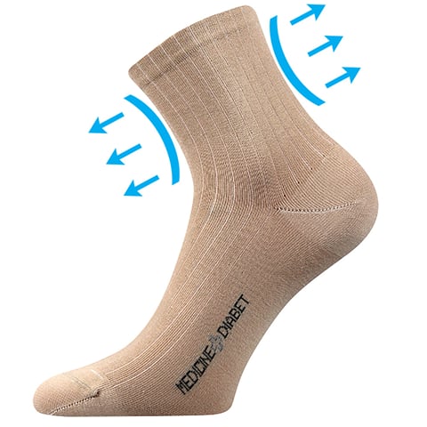 Zdravotní ponožky DEMEDIK béžová 43-46 (29-31)