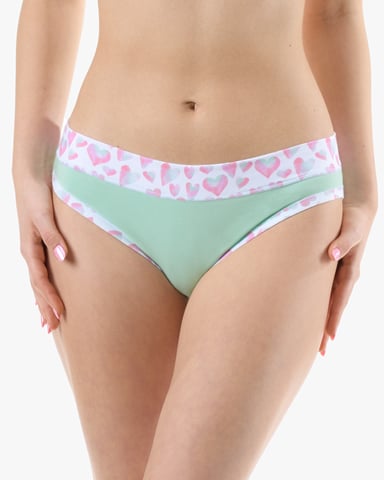 Dámské bokové kalhotky se širokým bokem GINA 16184P