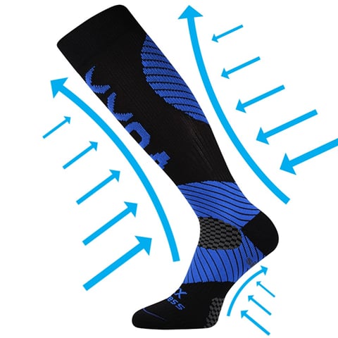 Kompresivní podkolenky VoXX PROTECT černá