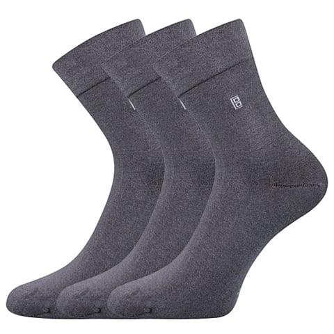 Pánské ponožky Lonka DAGLES tmavě šedá 39-42 (26-28)
