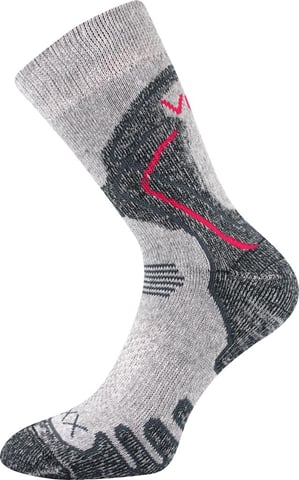 Ponožky VoXX LIMIT III sv.šedá/magenta 39-42 (26-28)