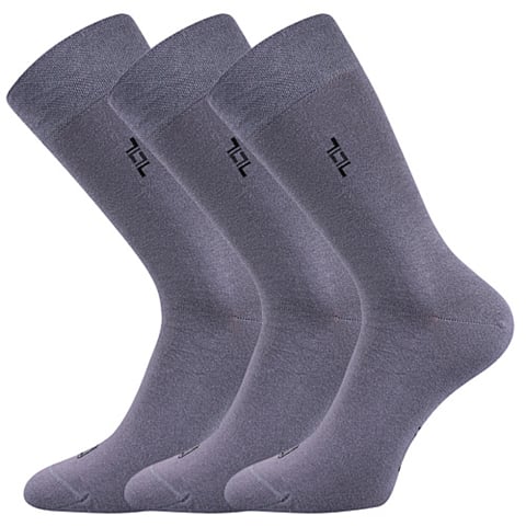 Společenské ponožky DESPOK šedá 39-42 (26-28)
