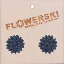 Náušnice - FLOWERSKI GRAPHITE