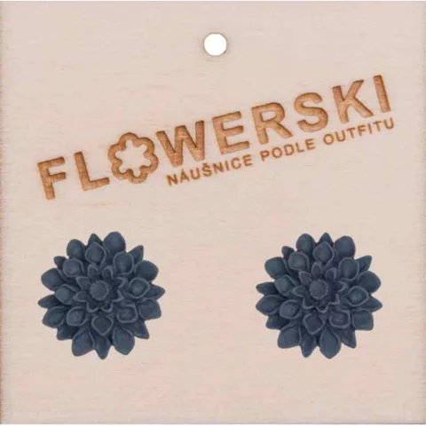 Náušnice - FLOWERSKI GRAPHITE
