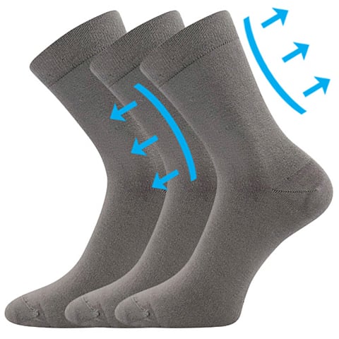 Ponožky Lonka DRMEDIK šedá 35-38 (23-25)