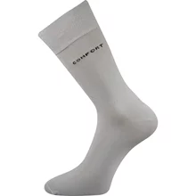 Bavlněné ponožky COMFORT světle šedá
