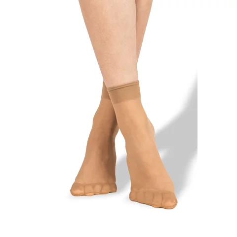 Punčochové ponožky NYLON SOCKS 20 DEN / 2 páry golden