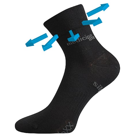 Zdravotní ponožky VoXX MISSION černá 47-50 (32-34)