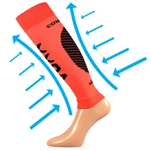 Bandáž VoXX PROTECT LÝTKO neon oranžová