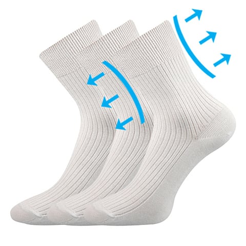 Ponožky VIKTOR bílá 41-42 (27-28)