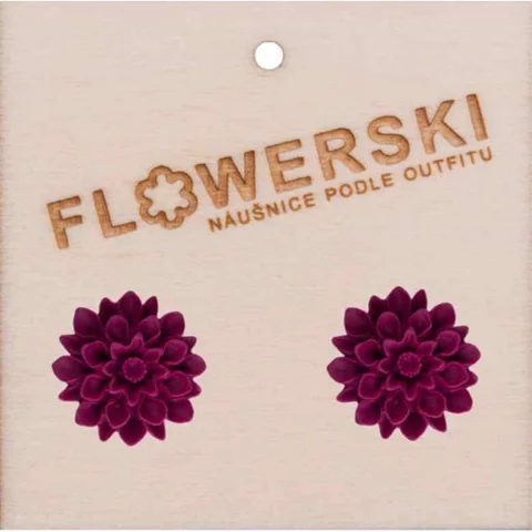 Náušnice - FLOWERSKI BERRY SMOOTHIE
