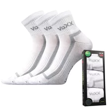 Ponožky sportovní CADDY B bavlněné 3pack BÍLÉ