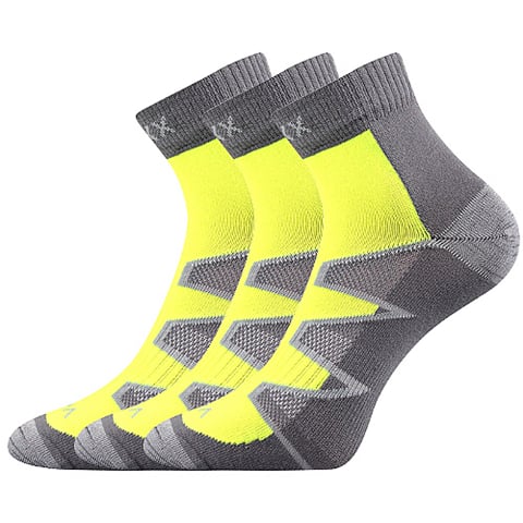 Ponožky MONSA světle šedá-žlutá 43-46 (29-31)