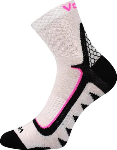 Ponožky VoXX KRYPTOX bílá-růžová 39-42 (26-28)
