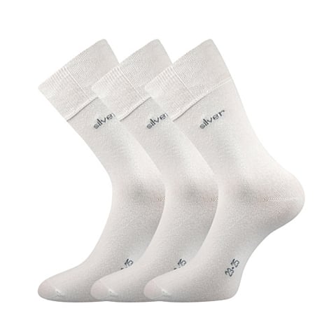 Společenské ponožky Lonka DESILVE bílá 35-38 (23-25)