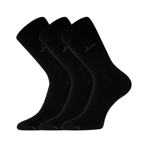 Společenské ponožky Lonka DESILVE černá 35-38 (23-25)