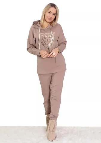 Dámské kalhoty SP0004 HAJDAN cappucino XXL