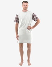 Pánská noční košile s krátkým rukávem GINO 79146P