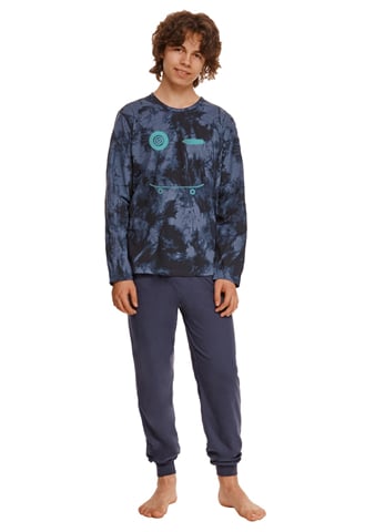 Chlapecké pyžamo Greg 2655/11 TARO granát (modrá) 152
