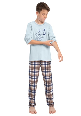 Chlapecké pyžamo Parker 3089/31 TARO modrá světlá 146