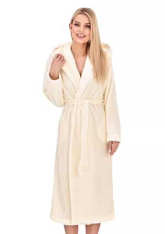 Dámský župan Diana long ecru L&L