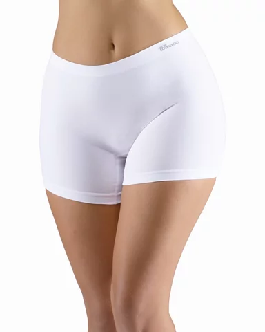 Dámské kalhotky s nohavičkou GINA 03018P bílá XL/XXL