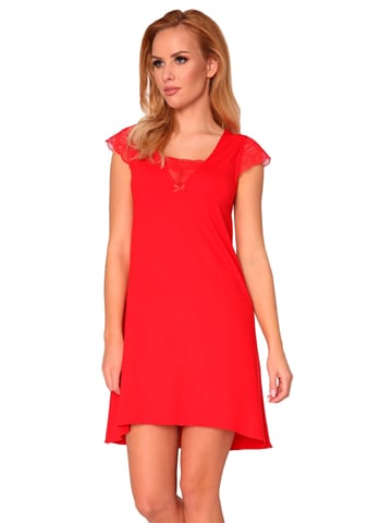 Dámská noční košile Fanny DE LAFENSE červená XL