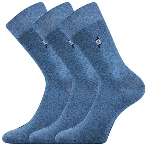 Společenské ponožky DESPOK jeans melé 39-42 (26-28)