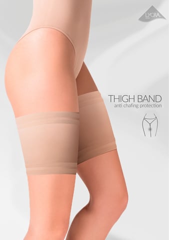 Samodržící stehenní pás klasik Thigh 510 Gabriella beige (j.bez) M/L