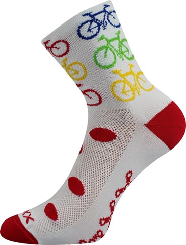 Ponožky VoXX RALF X bike-bílá 39-42 (26-28)
