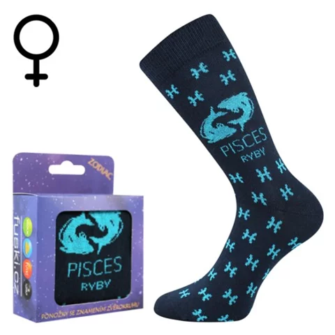 Ponožky se znamením - ZODIAC RYBY dámské