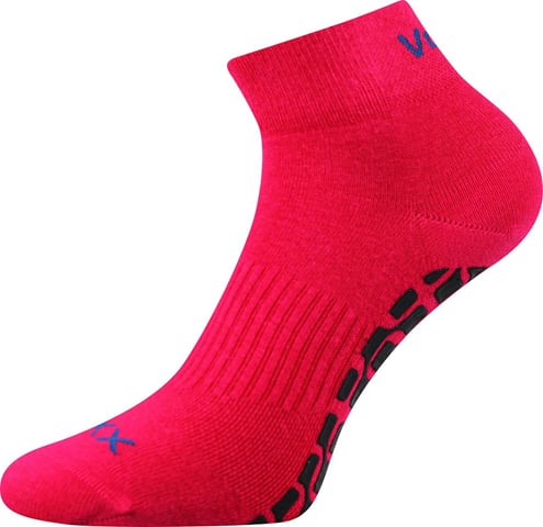 Ponožky na jógu VoXX JUMPYX magenta 30-34 (20-22)