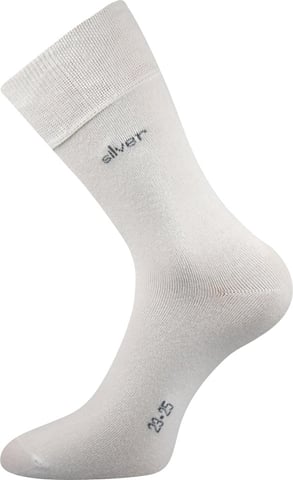 Společenské ponožky Lonka DESILVE bílá 35-38 (23-25)