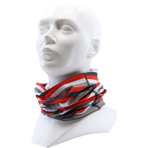 Multifunkční návlek SOLID (00-09) pruhy neon červená