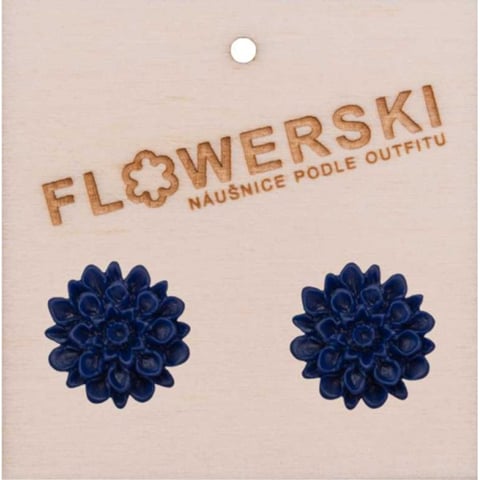 Náušnice - FLOWERSKI BLUEBERRY