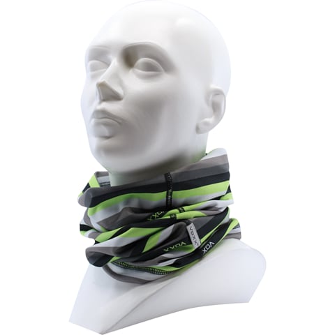 Multifunkční návlek SOLID (00-09) pruhy neon zelená