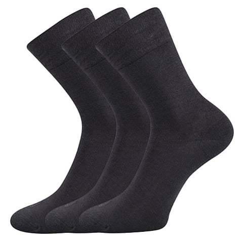 Bambusové ponožky DELI tmavě šedá 35-38 (23-25)