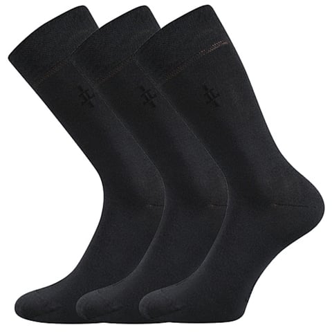 Společenské ponožky MOPAK tmavě šedá 39-42 (26-28)