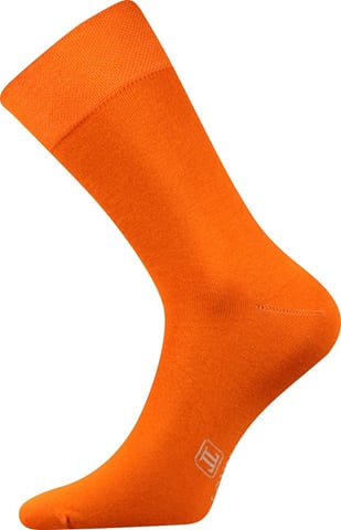 Barevné společenské ponožky Lonka DECOLOR oranžová 39-42 (26-28)