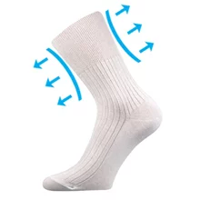 Zdravotní ponožky bílá