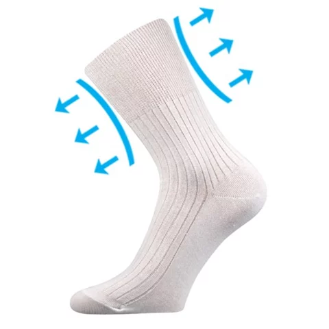 Zdravotní ponožky bílá