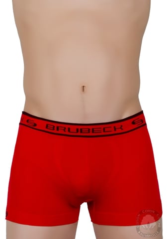 Pánské boxerky BX10050A BRUBECK bavlna červená S