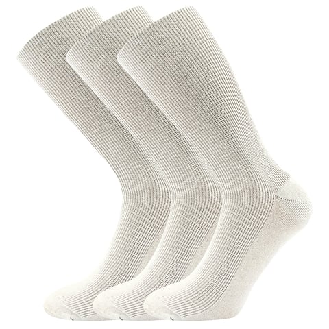 Bavlněné ponožky Lonka HALIK bílá 43-45 (29-30)