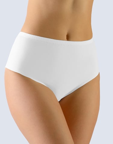 Dámské klasické kalhotky ve větších velikostech GINA 11086P bílá L/XL