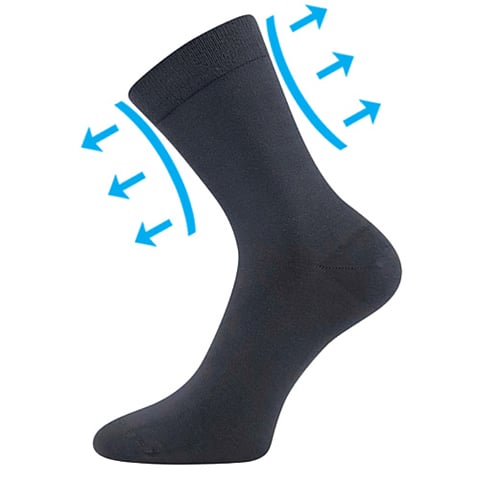Ponožky Lonka DRMEDIK tmavě šedá 39-42 (26-28)