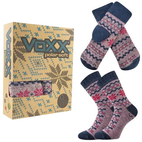 Ponožky VoXX TRONDELAG set starorůžová