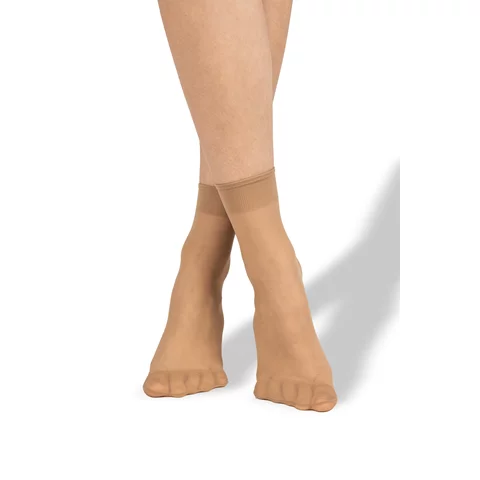 Punčochové ponožky NYLON SOCKS 20 DEN / 2 páry beige