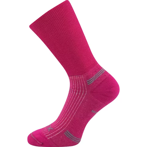 Merino ponožky se stříbrem VoXX WANAK fuxia