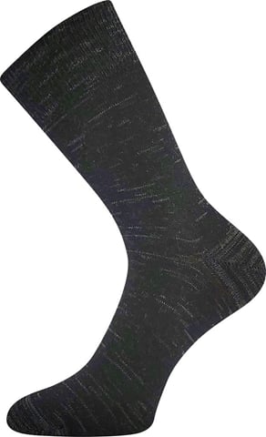 Vlněné ponožky VoXX KLIMAX černá melé 35-38 (23-25)