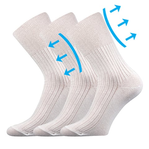 Zdravotní ponožky bílá 41-42 (27-28)